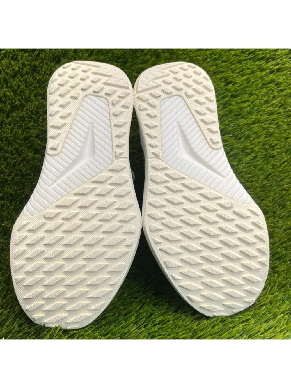 Allbirds Tree Glider Womens Size 5.5 Beige Blue Athletic Running Shoes Sneakers